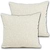 Cieffepi Home Collections Federa Copricuscino MULTICOLOR (Set 2 Federe 40x40 cm, Panna)