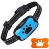 MASBRILL Collare Antiabbaio per Cani, Anti Abbaio Ricaricabile per Cani Piccola Media Grande, Modalità di Lavoro con Bip e Vibrazione, Blue