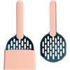 UOPJDD Scatole A Lettiera da Gatto da 1 Pezzi con Base di Base E Pala di Sostituzione da 1 Pezzi, Pala di Pulizia in Plastica, Strumenti per La Pulizia dei Lettiera per Gatti.