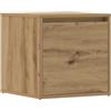vidaXL Cassetto Contenitore Rovere 40,5x40x40 cm in Legno Multistrato