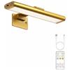EZVALO Lampada da Parete Senza Fili, Lampada da Parete a LED Ricaricabile per Interni, Telecomando, Illuminazione Freccette, 3 Temperature di Colori, Timer, Dimmerabile, Adatto per Pittura e