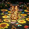 Blakapoo Colorato Lanterna Solare All'aperto, Girasole Decorativo da Giardino Appeso, Luce Solare Retrò Metallo Led Impermeabile IP65 Per La Decorazione Del Prato Del Patio Del Balcone, Regalo Per Le Vacanze