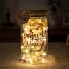 Fancysky Bottiglia Luminosa a LED per Matrimonio，Bottiglia Luminosa per Soldi，Bottiglie Luminose Vetro Regalo (Just Married WITH FLOWERS 1)