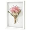 ARCPNRT Cornice portafoto da riempire, 40 x 50 cm, profondità 3 cm, cornice profonda da riempire, con pannello acrilico trasparente, per conservare ricordi, oggetti decorativi, colore bianco