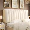 HORLSKI Imbottitura Per Testiera Elastica in Velluto Per Decorazione Camera Da Letto Adatta A Testiere Di Misure Singolo Matrimoniale King Size Queen Size Per Un Look Raffinato,G,170cm
