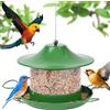Glovios 1.8L Mangiatoia per uccelli,Mangiatoia per uccellini da esterno,Hanging Wild Bird Feeder,for Wild Birds, Sparrows and Garden Birds,for Outdoor/Garden, Sunflower Seeds