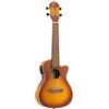 Ortega Guitars Ukulele Concerto Elettro-Acustico - Earth Series - con Cutaway - Okoume, Brown (RUDAWN-CE)