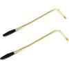 Penitue 2pz Leva del Tremolo, 5mm & 6mm Filettatura Whammy Bar con Punta Sistema Singolo Tremolo Metallico di Ricambio Adatto per Chitarra Elettrica (Colore Oro)