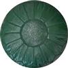 Poufs&Pillows Pouf Artigianale Marocchino in Vera Pelle - Fatto A Mano - Venduto Imbottito - Cuscini Da Pavimento, ottomano (Verde)