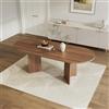 Calivra Tavolo da pranzo allungabile, 140/180 x 90 cm, tavolo da pranzo allungabile per 4-6 persone, tavolo da cucina rettangolare con angoli arrotondati e piano da 18 mm, piastra estensibile in noce