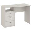 KOMTO Scrivania con Cassetti Cashmere - Scrivania Salvaspazio per Computer, Tavolo da Ufficio e Studio, Postazione di Lavoro Compatta | Oslo H 110 x 50 x 74 cm