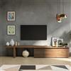 Totò Piccinni Mobile Porta TV MODULA Estensibile e Componibile, Lunghezza Variabile 184-270 cm, Design Moderno con Cassettone e Mensola, Made in Italy (Rovere Mercure)