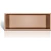 Balneo WALL-BOX ONE Nicchia a Parete in Rame, Nicchia per Doccia in Acciaio Inox 60x20x10cm, Impermeabile per Utensili da Bagno, Senza Piastrelle, Installazione in Nicchia Flessibile