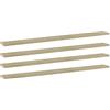 vidaXL Ripiani per Libreria 4pz Rovere Sonoma 100x10x1,5cm Multistrato