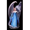 Figuren Shop GmbH Figura Elfo - Magica Tara con Grande Draghi Fata Fantasy Decorativa