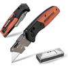 WORKPRO Coltello Multiuso, con Manico in Legno, Taglierino con Clip x337