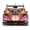 Burago Bburago - Ferrari 499P 24H LMH Hypercar 2025#51, Auto Diecast in Scala 1:43, Replica Dettagliata della Protagonista di Le Mans, Licenza Ufficiale Ferrari, Età Consigliata 3+ Anni