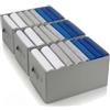 edihome, Organizer Armadio con Divisori per Cassetti, Contenitori Salvaspazio per Vestiti e Jeans, Organizzatore Pieghevole per Magliette e Biancheria (Pack 3 unità - 8 Divisori - Grigio chiaro)