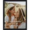 Ditwis Cornice 20x25, Cornice Nera adatta per 25x20 cm Foto e Immagini, per Pareti e Tavoli, Portafoto per Soggiorno, Camera da Letto e Ufficio