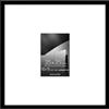 Americanflat Cornice 35x35 cm Nera - Cornice Foto 10x15 cm con Passepartout o 35x35 cm Senza Passepartout - Portafoto con Bordo Sottile in PVC e Pannello Protettivo in Plastica