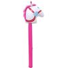 predolo Cavallo Gonfiabile a Forma di Bastone per Divertirsi in, Sia in Classe Che sul Palcoscenico, Rosa, Taglia unica