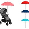 SEPERCASA Ombrellino parasole Passeggino Universale ⌀ 65cm per bambini - Protezione Solare UV, Regolabile e Pieghevole, Attacco Universale - ombrellone ombrello Colori: Blu, Rosso, Rosa, Celeste