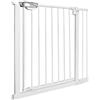 Aufun Griglia di protezione per scale, senza foratura, 85-95 cm, per bambini, con apertura a 2 vie, espandibile con prolunga separata, colore: bianco