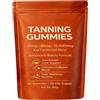 Buobiy Tanning Gummies,Gommose Abbronzanti,Abbronzatura Rapida senza Sole,Miscela di Astaxantina,Beta-Carotene e Licopene con Vitamine C ed E,Esalta il Tono Naturale della Pelle,Effetto Luminoso Naturale (1)