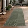 TT Home Tappeto Per Interni Ed Esterni Resistente Alle Intemperie Balcone Camera Da Letto Motivo Scandi Boho Unicolore Aspetto, Colore:Verde, Dimensione:60x100 cm
