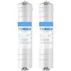 ZhuiFengAA Cartuccia ricambio filtro acqua T33 con connettore rapido integrato, per fabbricatore ghiaccio, post filtro a carbone (confezione da 2)