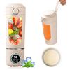 BORDEAG Mini Frullatore Portatile Per Frullati, Frullatore Smoothie, Mixer Portatile, Mini Mixer USB Ricaricabile, 700ml Con 12 Lame In Acciaio Inox, Borraccia Frullatore Portatile, Per Ufficio E La Palestra