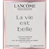 Lancome La Vie Est Belle Giftset Set Regalo 100 ml Donna