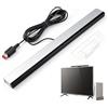 Cloxtralon Barra sensore infrarossiera LED per Nintendo Wii U, compatibile con controller Wii Remote, precisione elevata, facile installazione, cavo lungo 3 m, per console Wii e Wii U