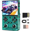 XiFanHo RG35XX Pro Console Giochi Portatile, Linux System, integrierte 64 GB Scheda TF, Schermo IPS da 3,5 Pollici, Console Retro Game con batteria da 3200 mAh, Supporta l'uscita TV HDMI (Verde)