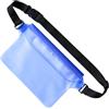 Harilla Impermeabile Porta Cellulare da Cintura Crossbody Regolabile Sacca Multifunzionale PVC Leggero per Donna Uomo Adatto per Kayak Parco, Nero
