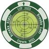 Generic Marcatori da golf per Putting Green | alla lettura per allenamento ad alta precisione, elegante clip per cappello da allenamento per principianti professionisti