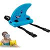 Generico Galleggianti da allenamento per il nuoto, Galleggianti da nuoto per bambini, Dispositivo per piscina per bambini con forma a pinna, per allenatore di con cinghie, dispositivo di gal