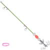 Buxuaaaa Gancio per ombrelli Luminously Squid Jigs Hook Asta in Acciaio Inox Octopuses Inchiostri Pesce Ami da pesca Enduring Luminously Squid Jigs