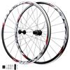 ZXGSXIOU Ruote da corsa in lega di alluminio 700C, freni V-brake a sgancio rapido, cerchio da 30 mm per bici da corsa/24 raggi, pneumatici 20C-35C per 8/9/10/11/12 velocità