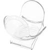 GAROZATION Clip per Palline da Tennis in Abs Trasparente, Facile da Trasportare e Comodo per Allenamento e Sport, Supporto Pratico per Cintura