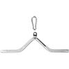 Gralara LAT Bar Barra per Macchina Cavo Impugnatura Curl Barra Tricipiti Press Acciaio Ergonomico Antiscivolo Adatto per Allenamento Bodybuilding