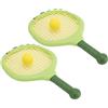 Omquot Set di Racchette da Tennis Interattivo per Bambini, per Favorire i collegamenti familiari per i Giochi Interiori/Esterni in Materiale Plastica