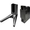 Nsaroche Supporto Pedale Bicicletta Stand Montaggio Parcheggio Bici Cavalletto Stabile Materiale PP Resistente per Parcheggio Esterno Officina Studenti, Bianco