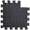 BTGYTTKL Tappeto Da Fitness A Puzzle Tappetini puzzle EVA da 12 pezzi Piastrelle for pavimenti ad incastro for massaggio ai piedi nella palestra di casa(Black)