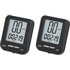 Ciclosport Ciclo Computer CM 309 Set tachimetro Computer da Bici (2 x Black Edition)