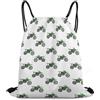 Generic Colorful Motorcycle White Green Dirt Bike Borsa Coulisse Gym Sack Moda Regolabile per Viaggi Nuoto Spiaggia Borsa Palestra 36X42Cm
