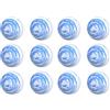 Generic 12 Pezzi Palle da Golf in Schiuma Eva Palle Morbide Giocattolo Allenamento Palline Ricreative Accessori Golf Adatte per Pratica Golf Giochi Interni PE, Nero Bianco