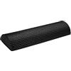 Generic Half Round Foam Roller Rullo Schiuma Eva Soffice Antiscivolo Massaggio Muscolare Profondo Blocco Pad Equilibrio Rilascio Tessuti Molli Funzione, Nero 45 cm