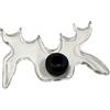 Gralara Billiard Cue Bridge Head Supporto Portatile Strumento Acrilico Accessorio Tavolo Biliardo Reggicoda Snooker Leggero Adatto per Bambini Adulti