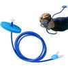 Generic Respiratore a secco completo per adulti uomini e donne per immersioni subacquee nuoto campeggio ruscello esperienza attrezzatura nuoto tubo respiratorio (1 metro)